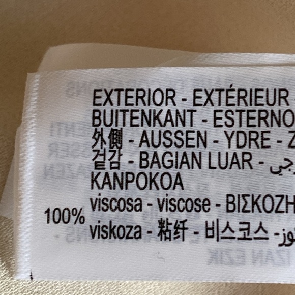 NWT. Zara ZW Collection Ecru/Black Printed Midi Dress. Size M, L. - Picture 12 of 13